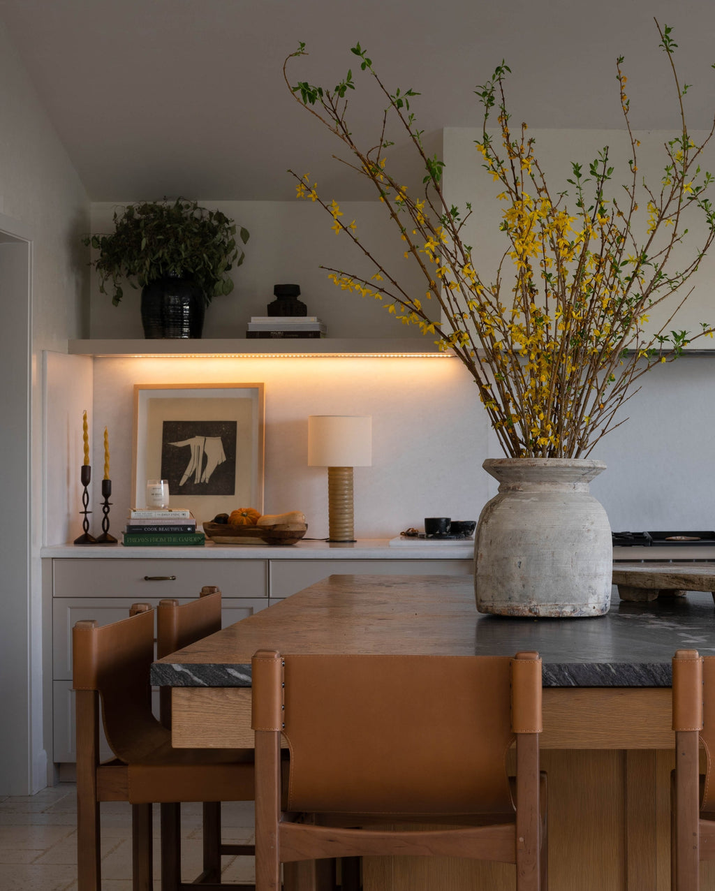 boîte ouverte - tabouret Henrik en cerisier 