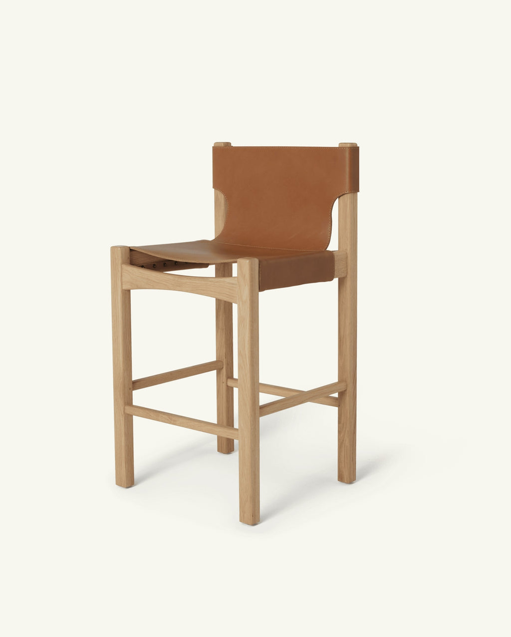 boîte ouverte - tabouret Henrik en chêne 