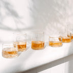 Verre à vin sans pied recyclé, lot de 4