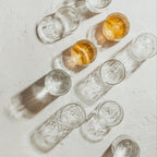 Verre à vin sans pied recyclé, lot de 4