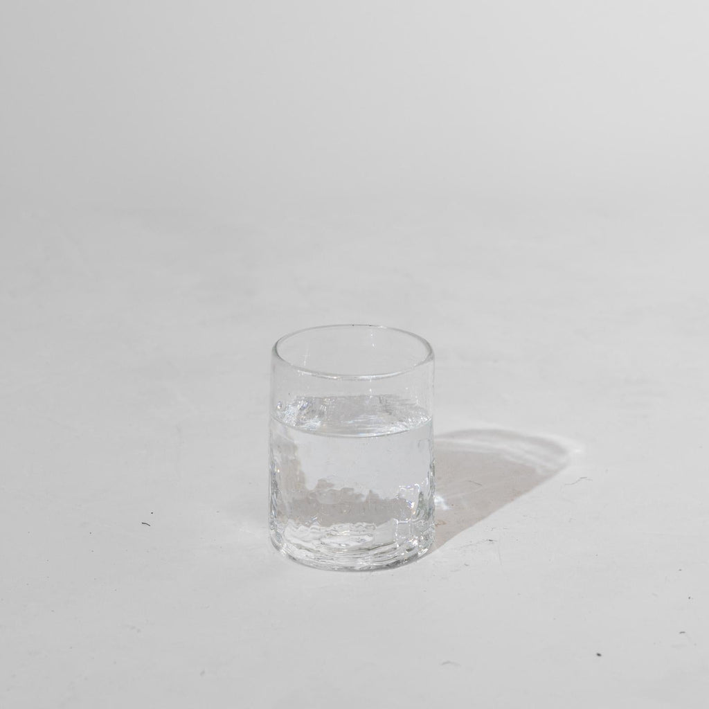Verre en verre recyclé, lot de 4