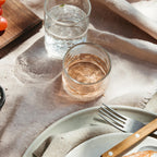 Verre en verre recyclé, lot de 4