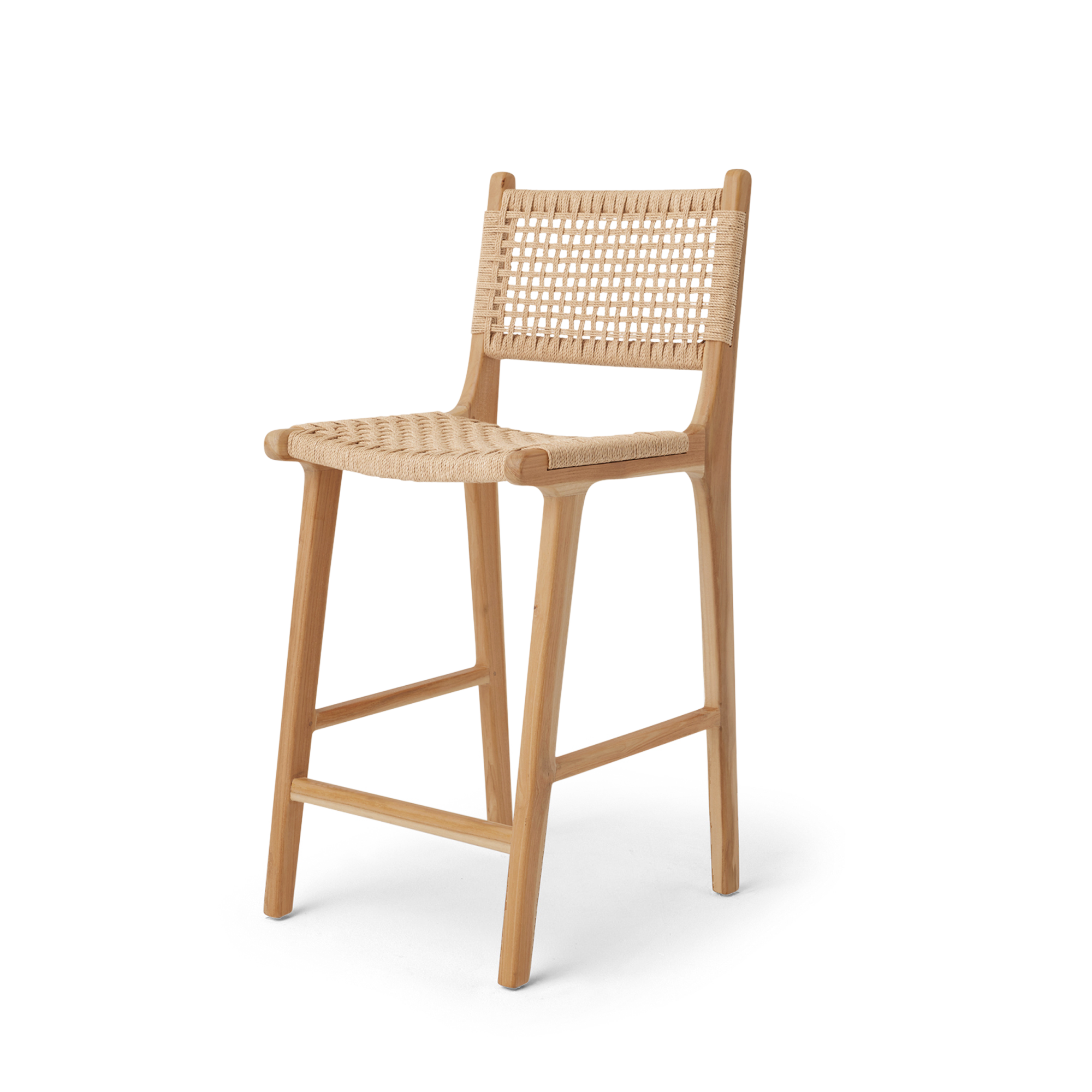 boîte ouverte - tabouret n°2 en corde de papier 