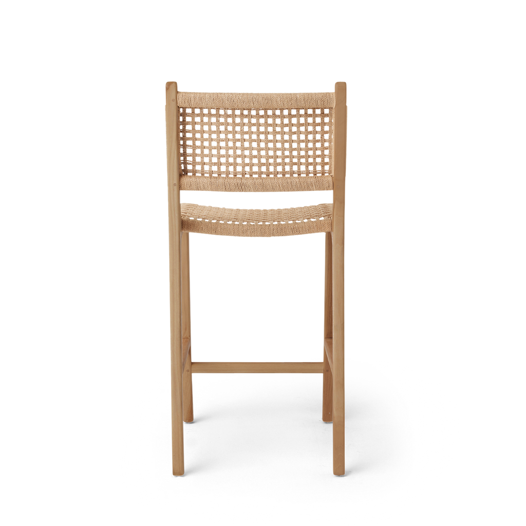 boîte ouverte - tabouret n°2 en corde de papier 