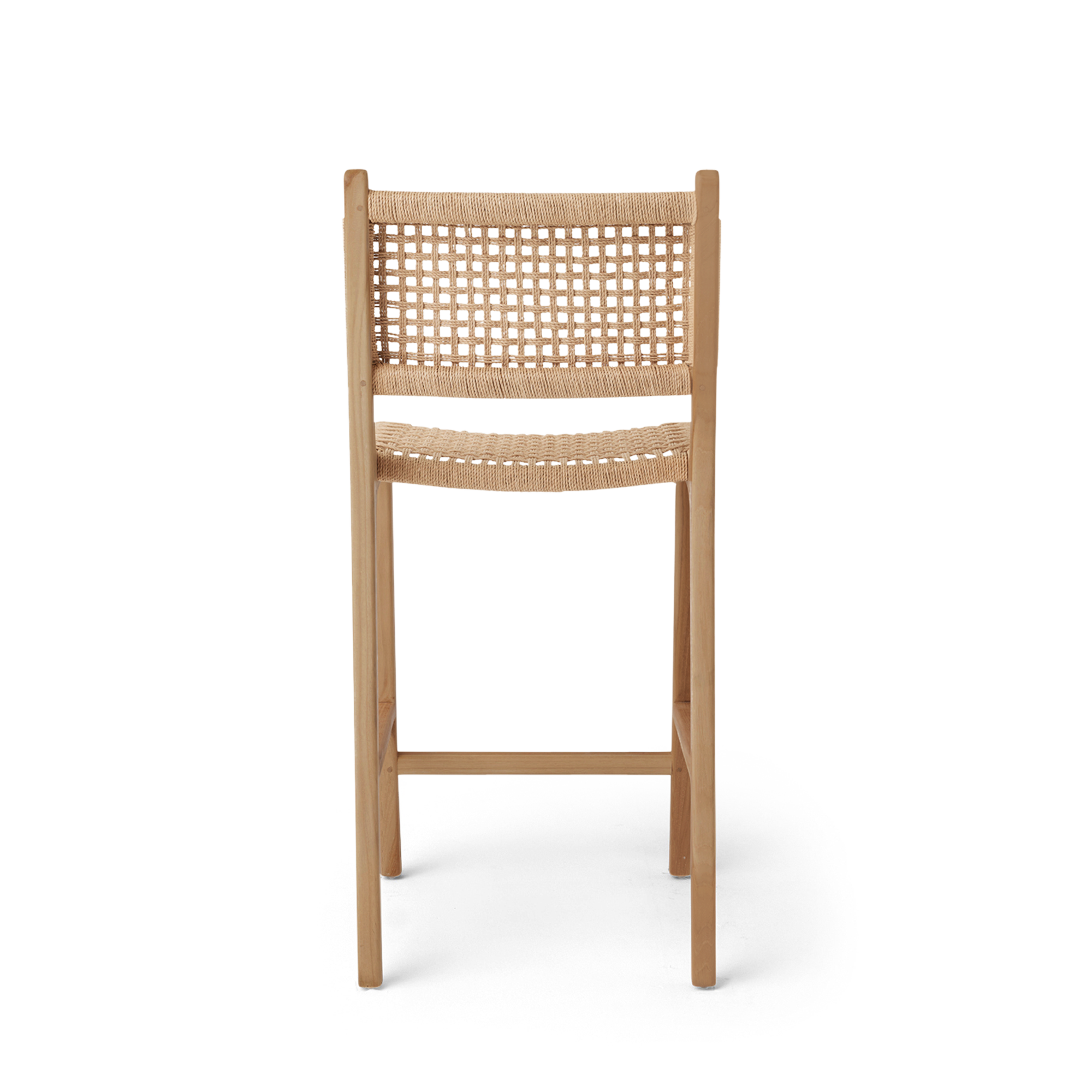 boîte ouverte - tabouret n°2 en corde de papier 