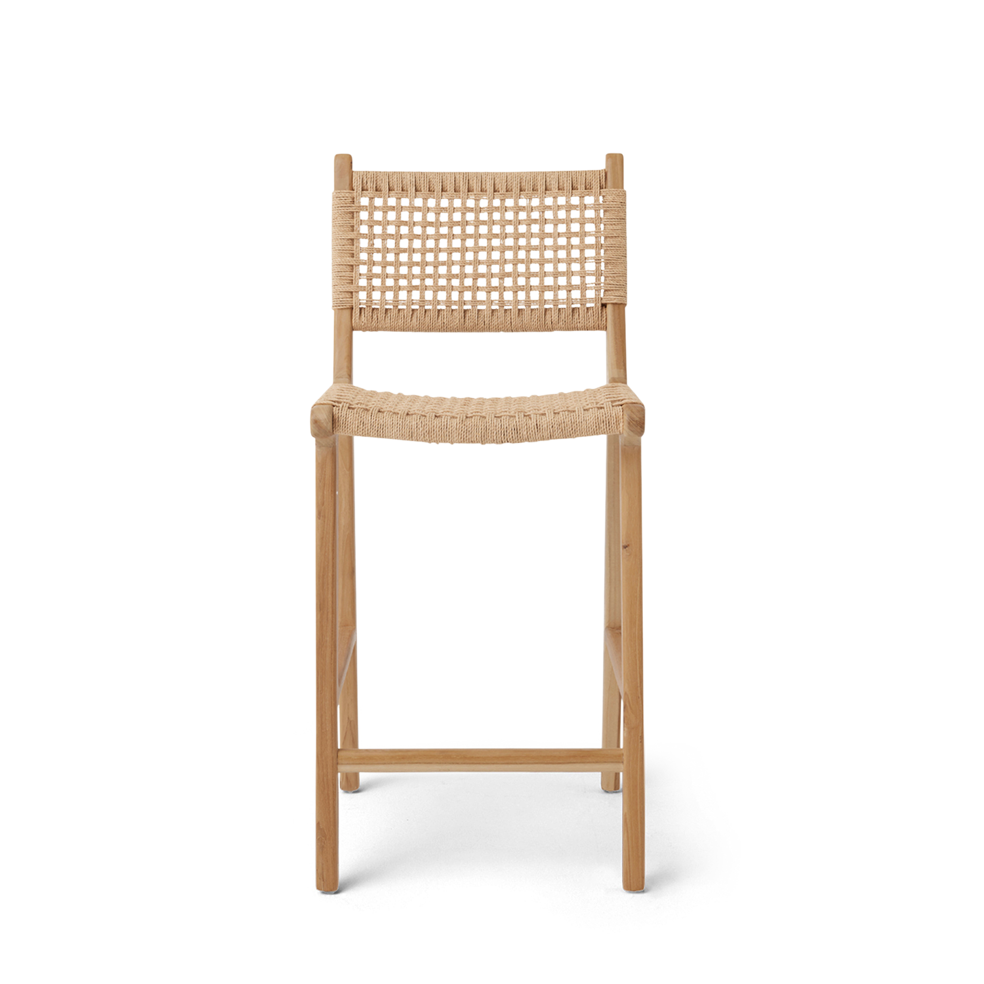 boîte ouverte - tabouret n°2 en corde de papier 