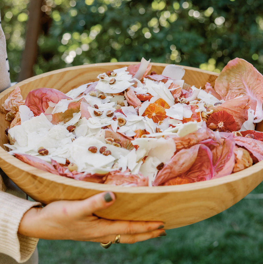 Saladiers en bois artisanaux - Naturel