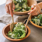 7 saladiers individuels en bois - Naturel, lot de 4