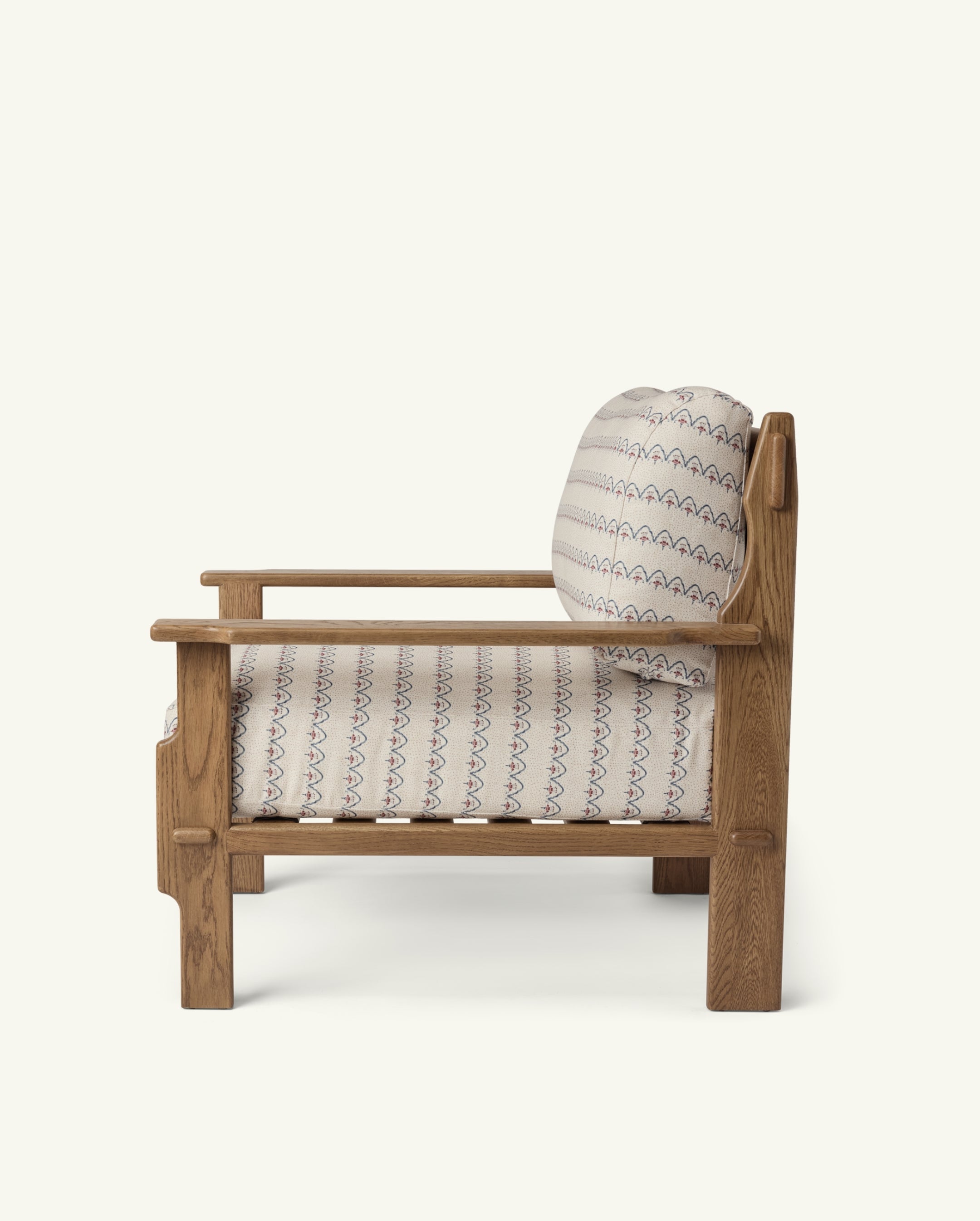 Fauteuil Leela en arches neutres