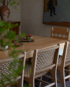 boîte ouverte - salle à manger n°1 en corde de papier