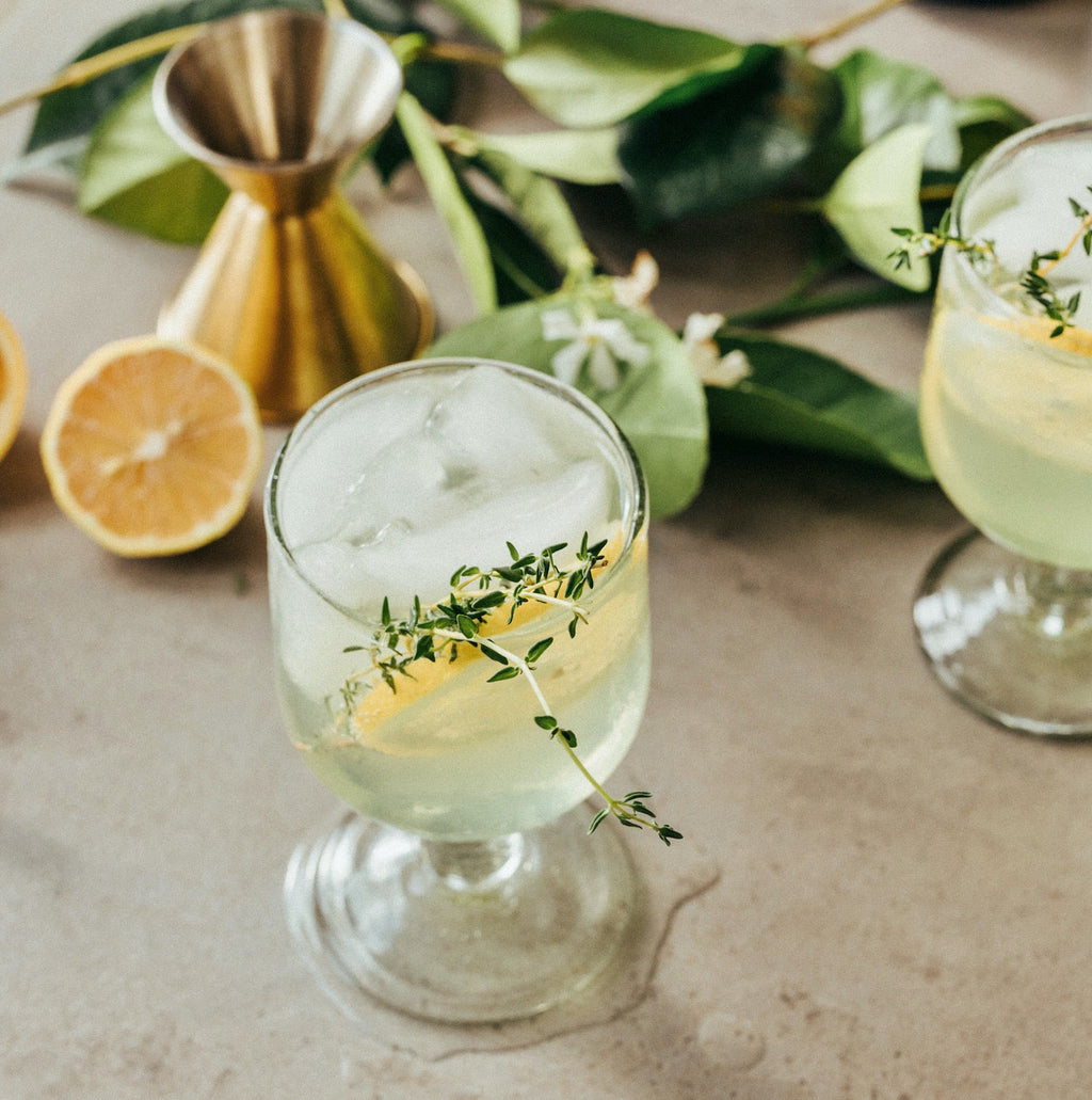 Petits gobelets en verre recyclé, lot de 4