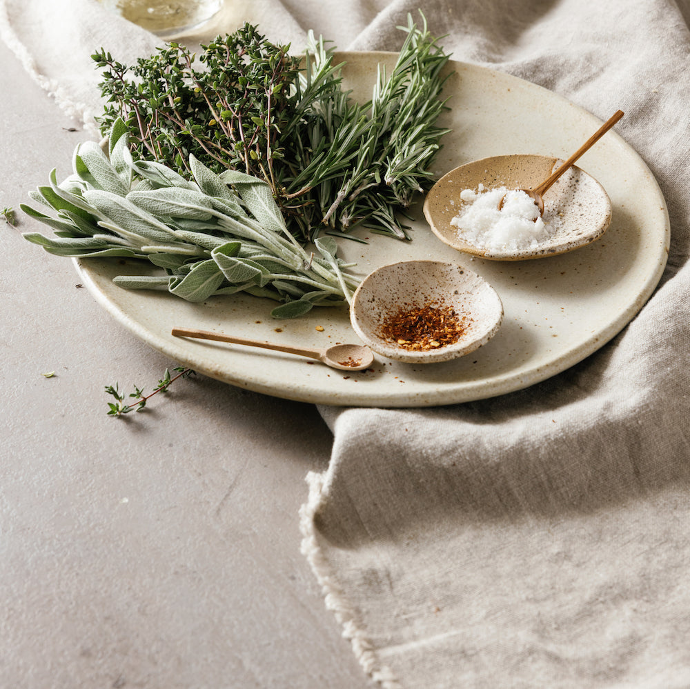 Jeté de table en lin