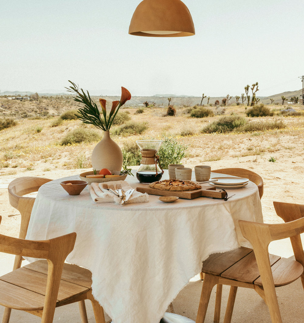 Jeté de table en lin