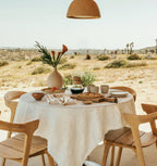 Jeté de table en lin