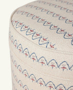 Pouf Yara en arches neutres