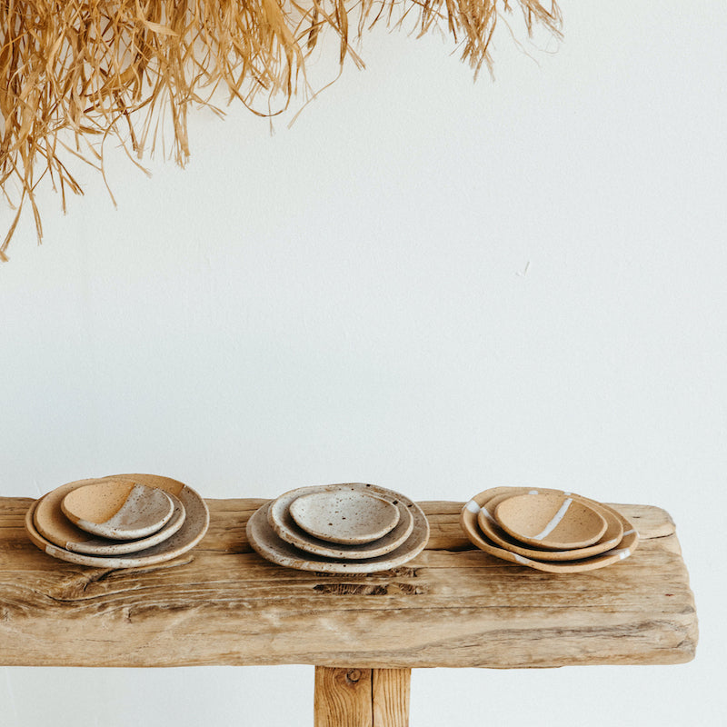 Bols à antipasti faits à la main, lot de 3